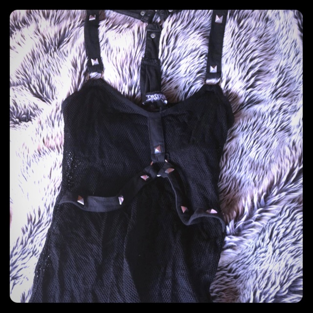 Lip Service fishnet Top